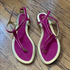 Ralph Lauren T Strap Sandals